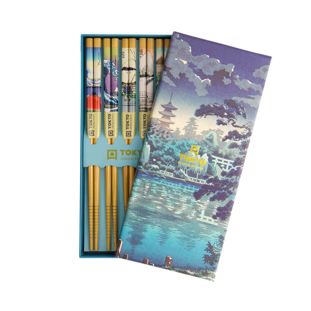 Tokyo Design Studio Temple Set of 5 Chopsticks Giftset